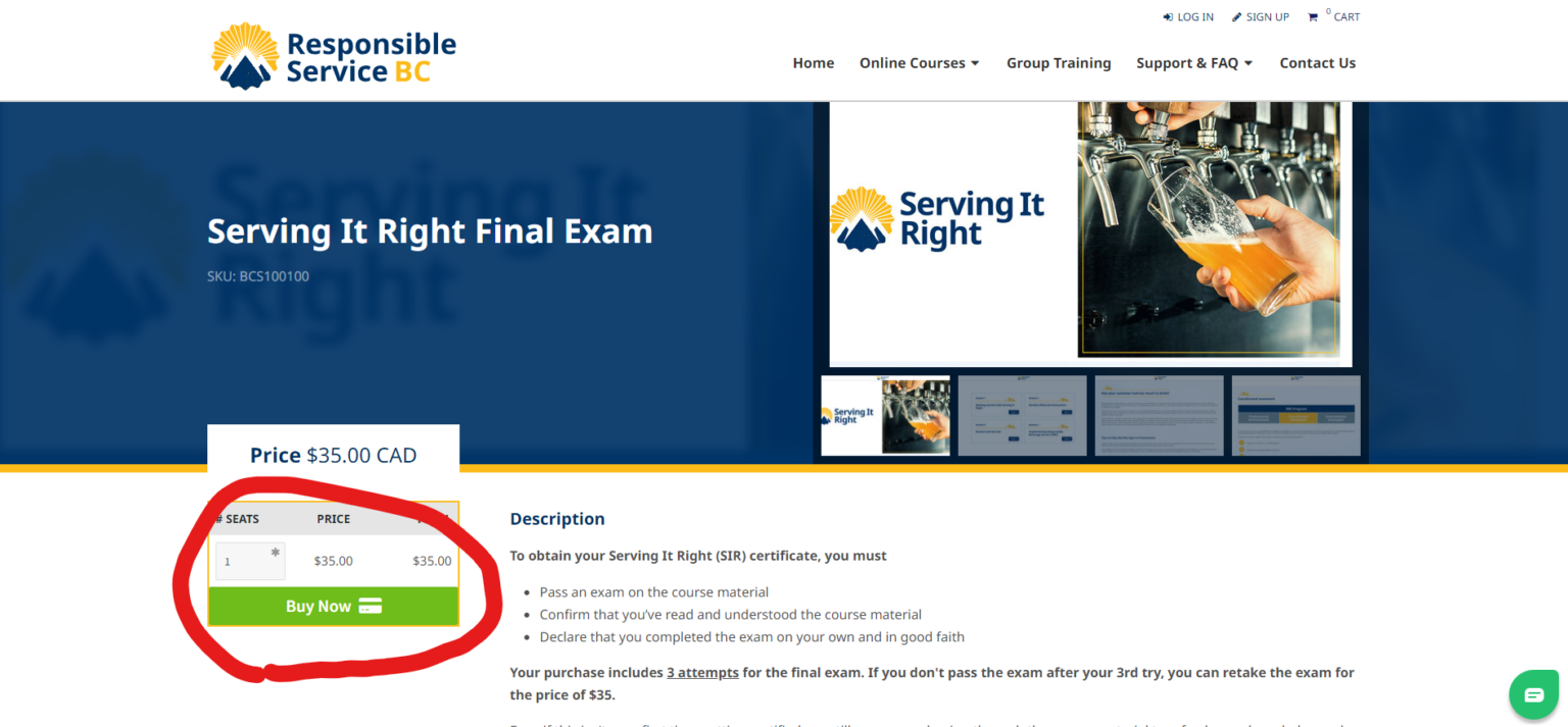 【カナダ】Serving it Rightを取得する方法と試験の解答一覧 WorldTravelWorker